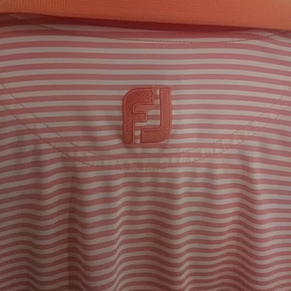 BOGOHO Orange Striped Golf Polo - Picture 5 of 5